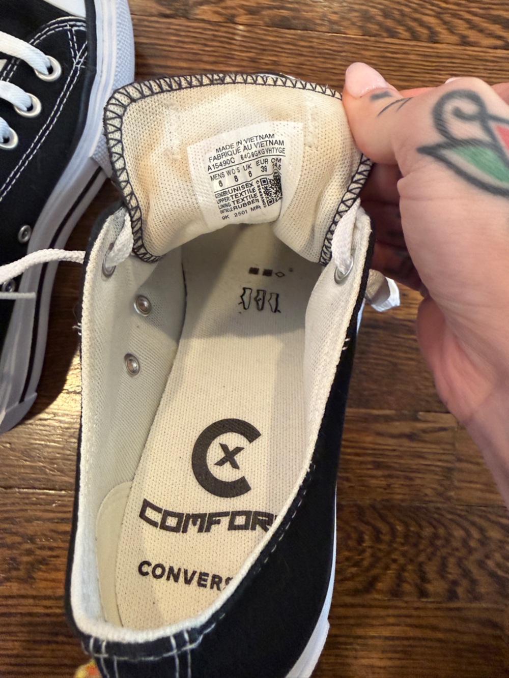 Converse Chuck Taylor All Star Lift Double Stack Women Platform 8 black - Picture 9 of 9